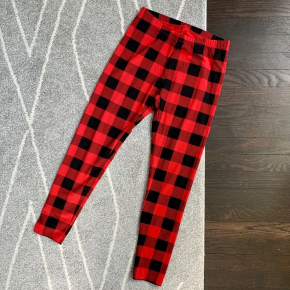 Cat & Jack Other - Cat & Jack Red Buffalo Check Plaid Legging XL